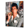 Scarface Tony Montana Efsanesi Modern Cam Tablo Duvar Dekoru Scarface Tony Montana Efsanesi Modern Cam Tablo