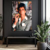 Scarface Tony Montana Efsanesi Modern Cam Tablo Duvar Dekoru Scarface Tony Montana Efsanesi Modern Cam Tablo