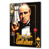 The Godfather Vito Corleone Temalı Cam Tablo - Efsanevi Portre Duvar Dekoru The Godfather Vito Corleone Temalı Cam Tablo - Efsanevi Portre