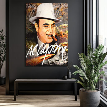 Al Capone Efsanesi Cam Tablo | Gangster Temalı Duvar Sanatı - Glazella Al Capone Efsanesi Cam Tablo | Gangster Temalı Duvar Sanatı - Glazella