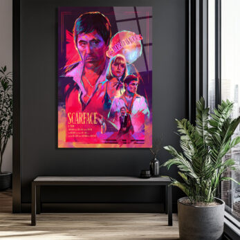 Scarface The World Is Yours Cam Tablo - Neon Sanat Duvar Dekoru - Glazella Scarface The World Is Yours Cam Tablo - Neon Sanat Duvar Dekoru - Glazella