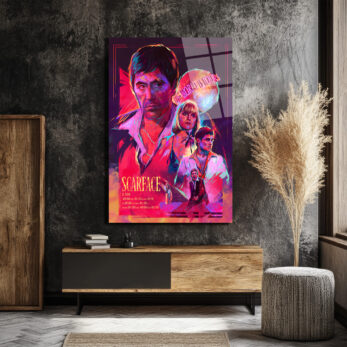 Scarface The World Is Yours Cam Tablo - Neon Sanat Duvar Dekoru - Glazella Scarface The World Is Yours Cam Tablo - Neon Sanat Duvar Dekoru - Glazella