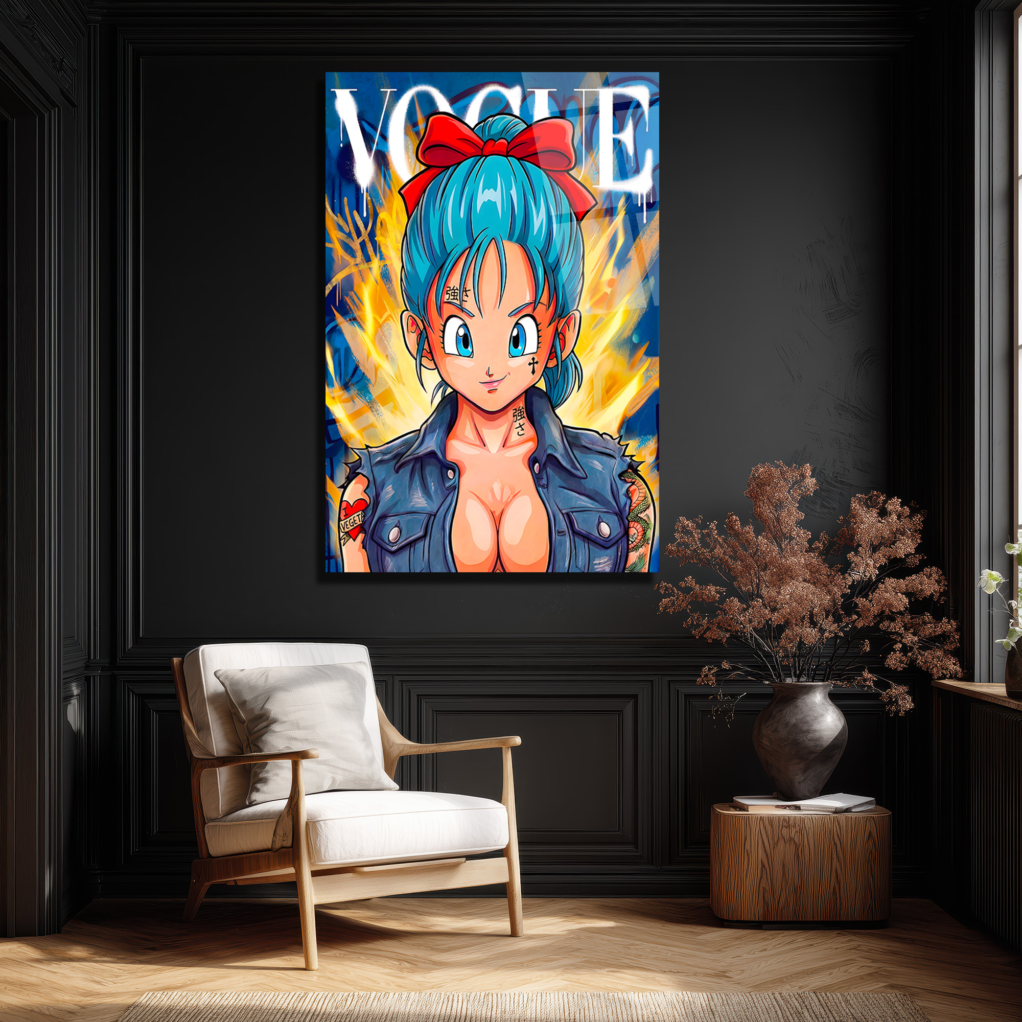 Bulma Stil Street Art Cam Tablo Duvar Dekoru Bulma Stil Street Art Cam Tablo
