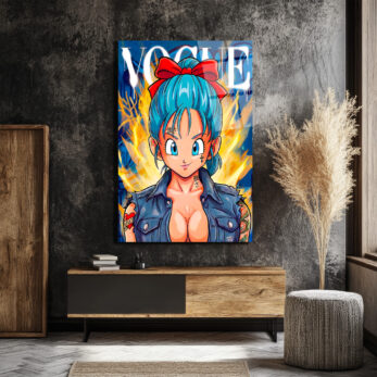 Bulma Stil Street Art Cam Tablo - Glazella Bulma Stil Street Art Cam Tablo - Glazella