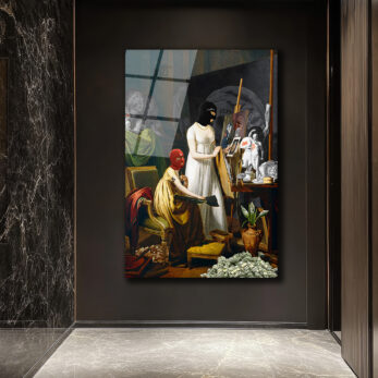 Asi Ruhlu Sanat Stüdyosu Cam Tablo | Modern ve Klasik Buluşması - Glazella Asi Ruhlu Sanat Stüdyosu Cam Tablo | Modern ve Klasik Buluşması - Glazella