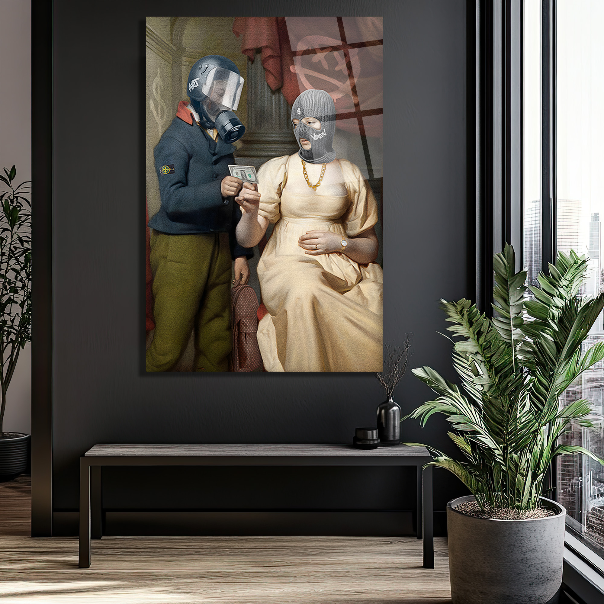 Asi Ruhlar: Modern Sanat ve Sokak Modası Cam Tablo Duvar Dekoru Asi Ruhlar: Modern Sanat ve Sokak Modası Cam Tablo