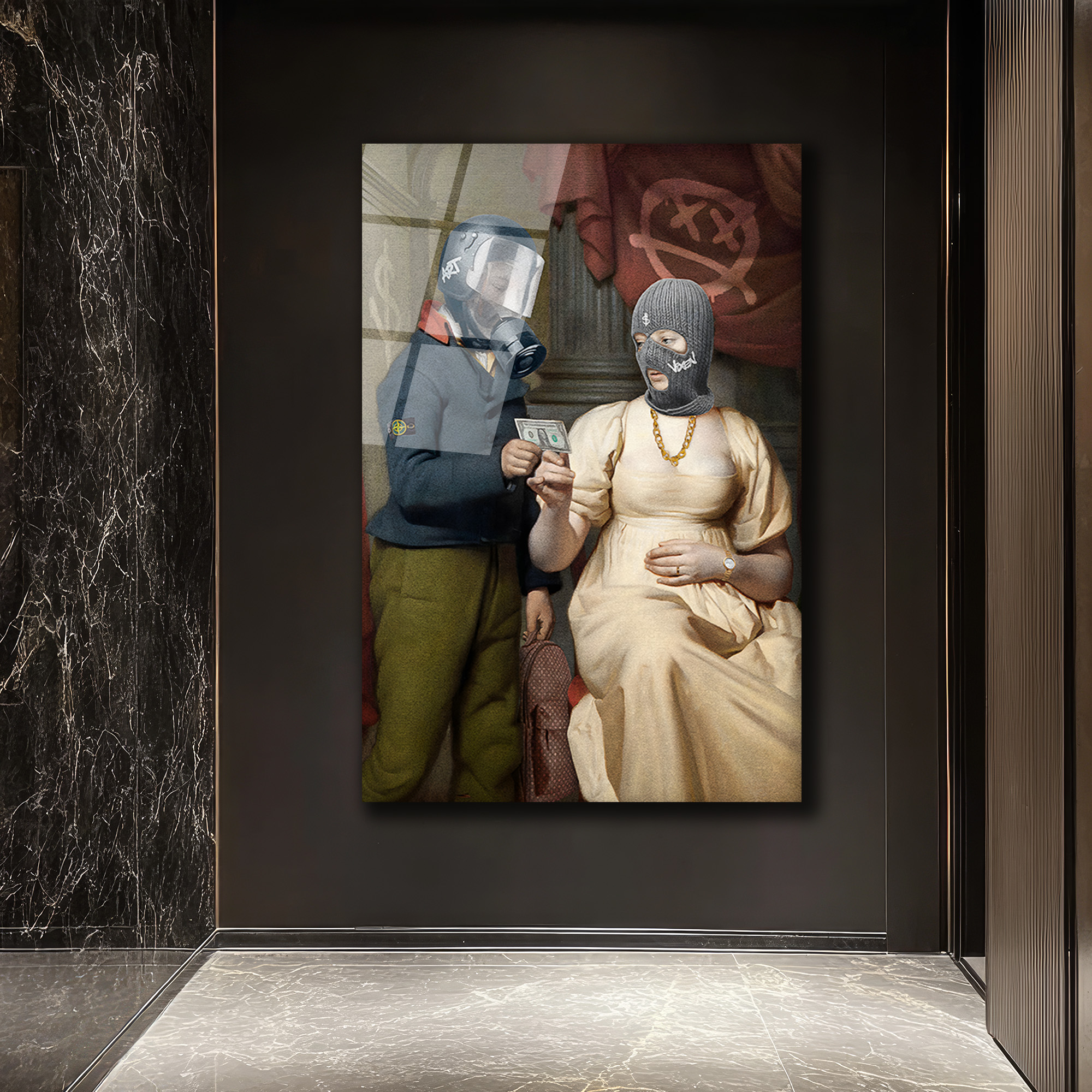 Asi Ruhlar: Modern Sanat ve Sokak Modası Cam Tablo Duvar Dekoru Asi Ruhlar: Modern Sanat ve Sokak Modası Cam Tablo