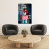 Lionel Messi Efsanesi: Parçalı Formalar Sanat Cam Tablo Duvar Dekoru Lionel Messi Efsanesi: Parçalı Formalar Sanat Cam Tablo