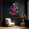Mohamed Salah Kariyer Yolculuğu Cam Tablo | Futbol Efsanesi Sanatı