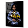 Kendrick Lamar Grammy Zaferi İkonik Cam Tablo Duvar Dekoru Kendrick Lamar Grammy Zaferi İkonik Cam Tablo