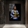 Kendrick Lamar Grammy Zaferi İkonik Cam Tablo Duvar Dekoru Kendrick Lamar Grammy Zaferi İkonik Cam Tablo