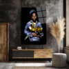 Kendrick Lamar Grammy Zaferi İkonik Cam Tablo Duvar Dekoru Kendrick Lamar Grammy Zaferi İkonik Cam Tablo