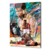 Muhammed Ali Efsanesi Soyut Sanat Cam Tablo Duvar Dekoru Muhammed Ali Efsanesi Soyut Sanat Cam Tablo