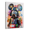 Pop Art Graffiti Cam Tablo Duvar Dekoru graffiti ve pop art tarzında, canlı renklerle boyanmış, enerji dolu bir cam tablo eseri. Siyah ve beyazın neon pembe, mavi, sarı, yeşil sıçramalarla buluştuğu modern duvar sanatı.