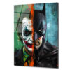 Batman Joker Dengeleyici Güçler Sanatsal Cam Tablo Duvar Dekoru Batman Joker Dengeleyici Güçler Sanatsal Cam Tablo