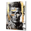 Altın Vuruş: Ronaldo Graffiti Cam Tablo