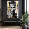 Altın Vuruş: Ronaldo Graffiti Cam Tablo