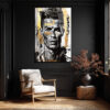 Altın Vuruş: Ronaldo Graffiti Cam Tablo