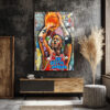 Michael Jordan Efsanesi: Pop Art Graffiti Cam Tablo Duvar Dekoru Michael Jordan Efsanesi: Pop Art Graffiti Cam Tablo