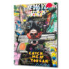 Catch Me If You Can Doberman Urban Sanat Cam Tablo