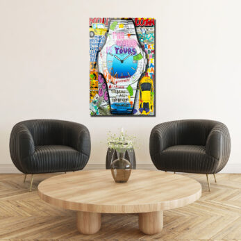The World Is Yours Urban Sanat Cam Tablo - Glazella