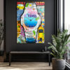 The World Is Yours Urban Sanat Cam Tablo Duvar Dekoru The World Is Yours Urban Sanat Cam Tablo