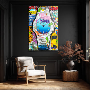 The World Is Yours Urban Sanat Cam Tablo - Glazella