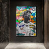 Tupac Graffiti Cam Tablo | Urban Sanat ve Hip-Hop Ruhu Duvar Dekoru Tupac Graffiti Cam Tablo | Urban Sanat ve Hip-Hop Ruhu