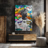 Tupac Graffiti Cam Tablo | Urban Sanat ve Hip-Hop Ruhu Duvar Dekoru Tupac Graffiti Cam Tablo | Urban Sanat ve Hip-Hop Ruhu