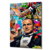 Efsanevi Baba Graffiti Pop Art Cam Tablo