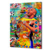 Kobe Bryant Efsanesi Pop Art Graffiti Cam Tablo Duvar Dekoru Kobe Bryant Efsanesi Pop Art Graffiti Cam Tablo
