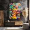 Kobe Bryant Efsanesi Pop Art Graffiti Cam Tablo Duvar Dekoru Kobe Bryant Efsanesi Pop Art Graffiti Cam Tablo