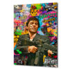 Asi Ruh Tony Montana Graffiti Cam Tablo Duvar Dekoru Asi Ruh Tony Montana Graffiti Cam Tablo
