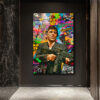 Asi Ruh Tony Montana Graffiti Cam Tablo Duvar Dekoru Asi Ruh Tony Montana Graffiti Cam Tablo
