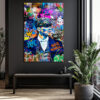 Urban King Tommy Shelby Graffiti Cam Tablo Duvar Dekoru Urban King Tommy Shelby Graffiti Cam Tablo