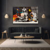 Efsanevi Ringde Looney Tunes: Muhammad Ali Sanat Cam Tablo