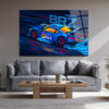Adrenalin Dolu Subaru BRZ Yarış Arabası Cam Tablo Duvar Dekoru Adrenalin Dolu Subaru BRZ Yarış Arabası Cam Tablo