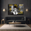 Scarface Tony Montana "The World Is Yours" Cam Tablo Duvar Dekoru Scarface Tony Montana
