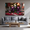 Joker Poker Masasında Cam Tablo - Kural Tanımaz Sanatın İfadesi Duvar Dekoru Joker Poker Masasında Cam Tablo - Kural Tanımaz Sanatın İfadesi