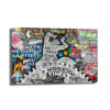 Modern Zamanlar Street Art Cam Tablo - Şehir Ruhu ve Düşünceler Duvar Dekoru Modern Zamanlar Street Art Cam Tablo - Şehir Ruhu ve Düşünceler