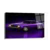 Efsanevi Mor Dodge Challenger Cam Tablo Duvar Dekoru Efsanevi Mor Dodge Challenger Cam Tablo