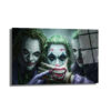 Joker Evrimi: Üç İkonik Yüz Cam Tablo Duvar Dekoru Joker Evrimi: Üç İkonik Yüz Cam Tablo