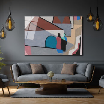 Modern Soyut Figürler Cam Tablo - Glazella Sanat Koleksiyonu - Glazella Modern Soyut Figürler Cam Tablo - Glazella Sanat Koleksiyonu - Glazella