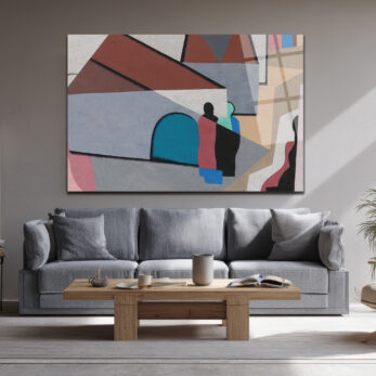 Modern Soyut Figürler Cam Tablo - Glazella Sanat Koleksiyonu - Glazella Modern Soyut Figürler Cam Tablo - Glazella Sanat Koleksiyonu - Glazella