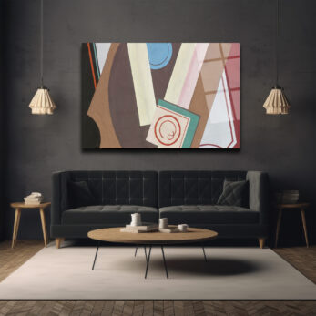Dinamik Geometrik Soyut Sanat Cam Tablo - Modern Duvar Dekoru - Glazella Dinamik Geometrik Soyut Sanat Cam Tablo - Modern Duvar Dekoru - Glazella
