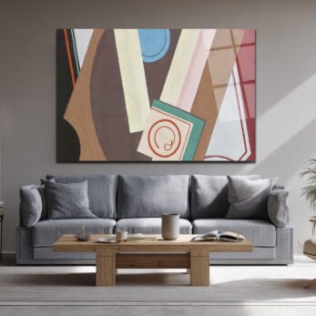 Dinamik Geometrik Soyut Sanat Cam Tablo - Modern Duvar Dekoru - Glazella Dinamik Geometrik Soyut Sanat Cam Tablo - Modern Duvar Dekoru - Glazella