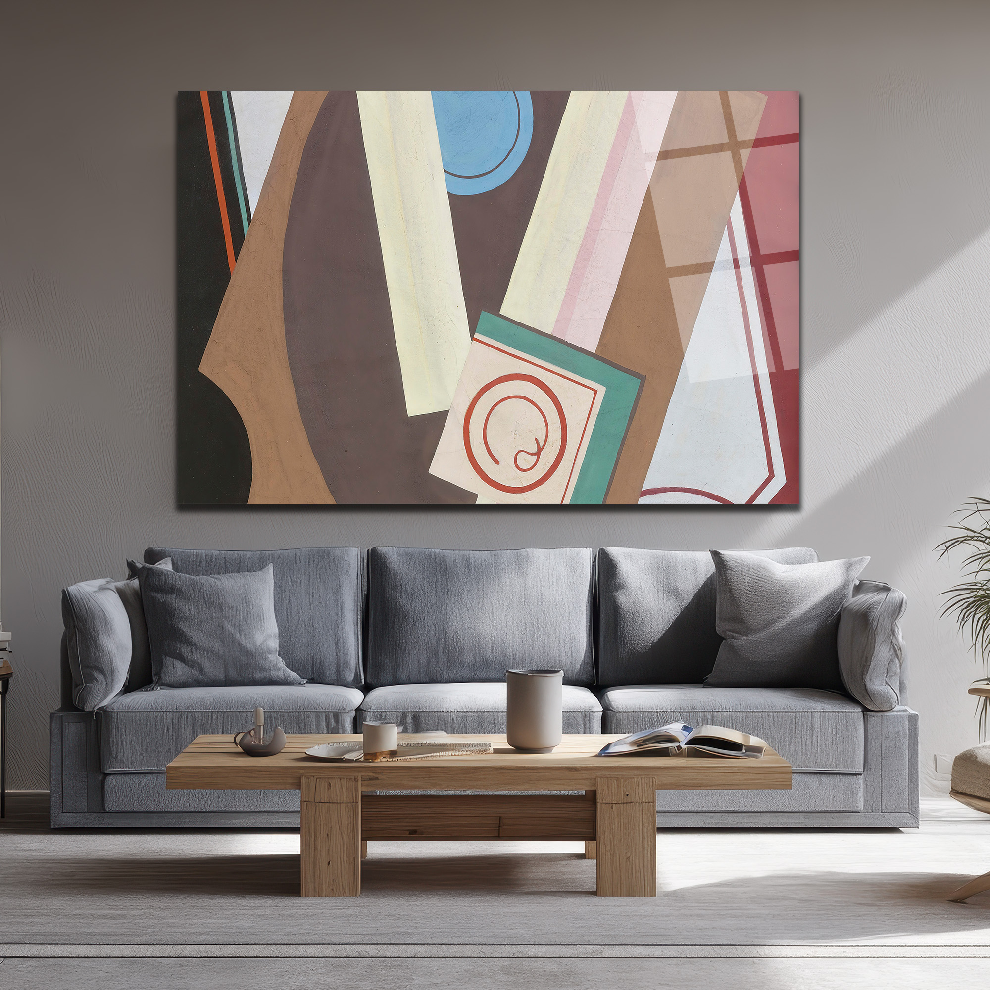 Dinamik Geometrik Soyut Sanat Cam Tablo - Modern Duvar Dekoru - Glazella Dinamik Geometrik Soyut Sanat Cam Tablo - Modern Duvar Dekoru - Glazella