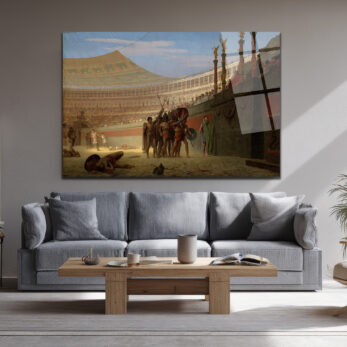 Antik Roma Arenası: Gladyatörlerin İhtişamı Cam Tablo - Glazella Antik Roma Arenası: Gladyatörlerin İhtişamı Cam Tablo - Glazella