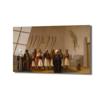 Doğu'nun Gizemli Buluşması Cam Tablo - Glazella