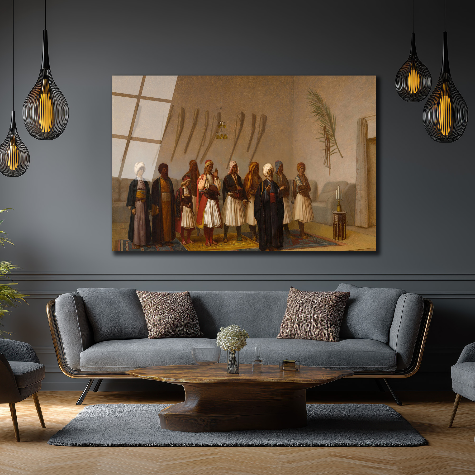 Gizemli Topluluk Cam Tablo - Tarihi Dokunuşlarla Evinize Sanat - Glazella Gizemli Topluluk Cam Tablo - Tarihi Dokunuşlarla Evinize Sanat - Glazella